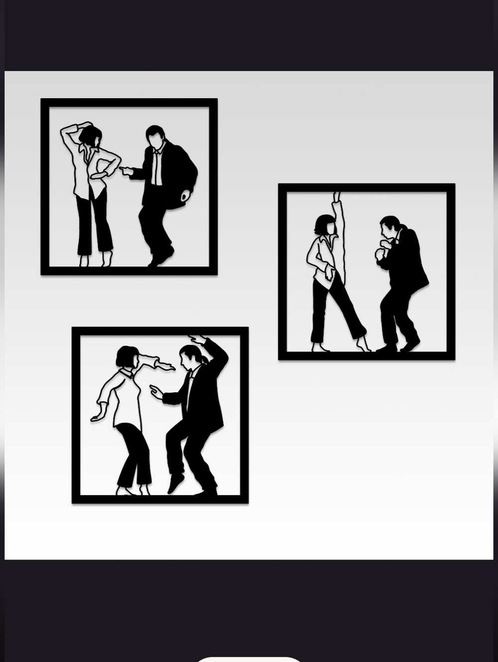 Pulp Fiction Wall Art- Quentin Tarantino Retro Movie Decor